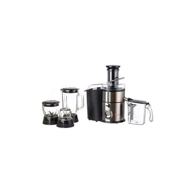 Electric 4-In-1 Juicer With Blender Grinder Chopper- Black - Image 2