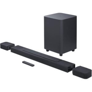 Jbl Bar 1000: 7.1.4-Channel soundbar with Detachable Surround Speakers, MultiBeam™ Dolby Atmos® and DTS:X - Black