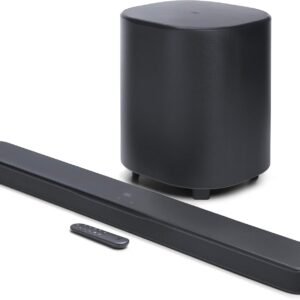 JBL Bar 500MK2-5.1 Channel sound bar System with Dolby Atmos®, MultiBeam™ 3.0 & PureVoice 2.0, 750W with 10" Sub