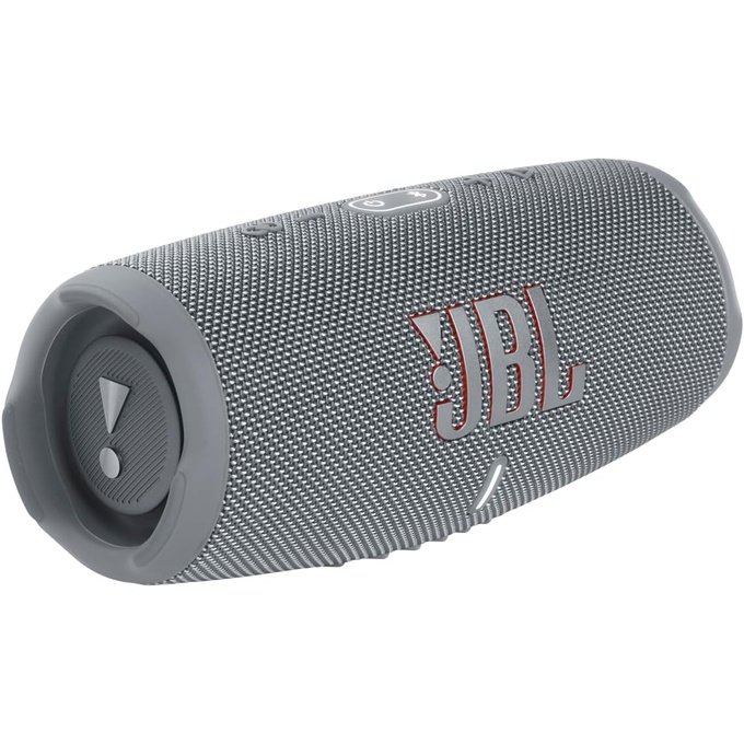 JBL Charge 5 Portable Waterproof Speaker with Powerbank - Grey